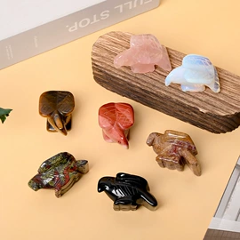 水晶工艺品;宝石工艺品;招财摆件