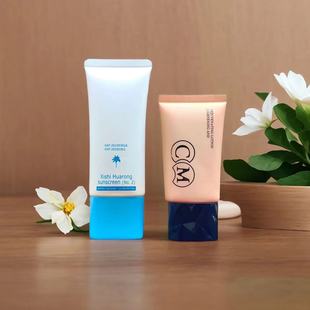 in stock 60 ml80ml100ml Sunscreen Hose PE Flip Cap Cosmetic Bottles PP Screw Cap Hand Cream Bottle