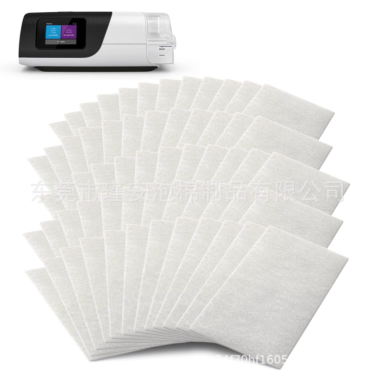 高级CPAP过滤器与Resmed Airsense 11系列兼容的一次性替换过滤棉