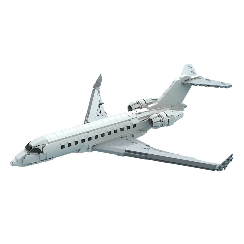 Конструктор самолёт Bombardier Global 6000 совместимый с LEGO для мальчиков