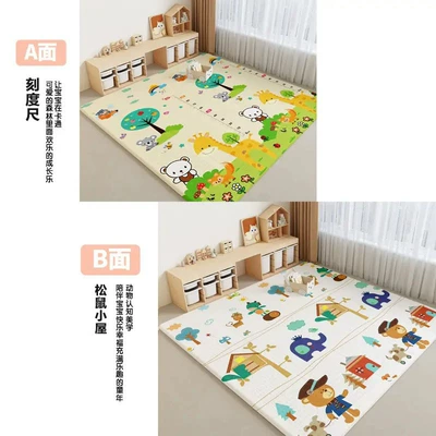 foam floor mat double-sided, Avtomobil döşəmə paspasları - squirrel-hut-scale-18016010cm