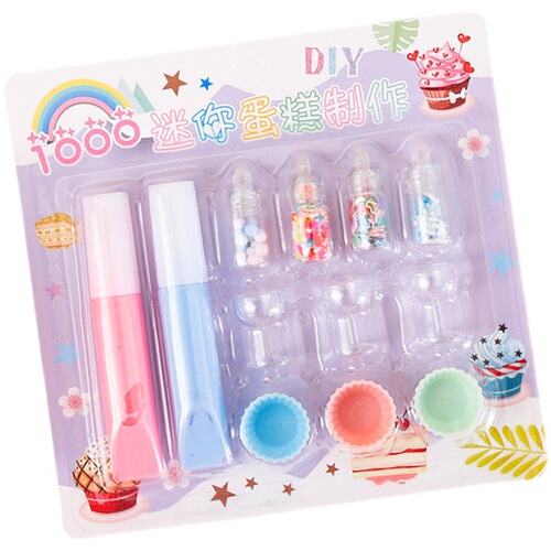 Cake DIY set simulation squeezed cream ice cream dessert toy student prize female gift