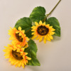 Realistic plant lamp with accessories, decorations for bedroom for gazebo, sunflower