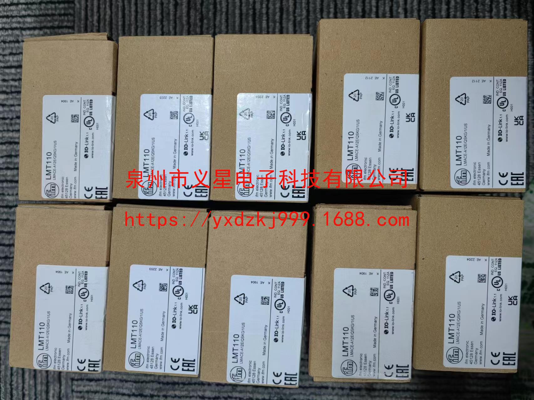 假一赔十IFM易福门LMT100/LMT110/LMT121原装LMT102 LMT01A