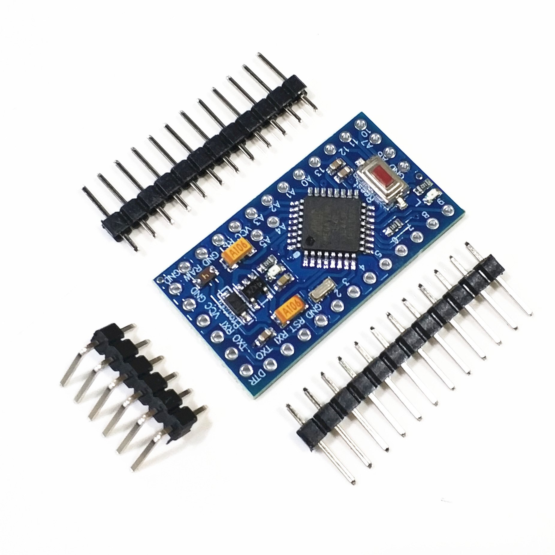 pro mini改进版 ATMEGA328P 5V/16M 8M3.3V积木 互动媒体