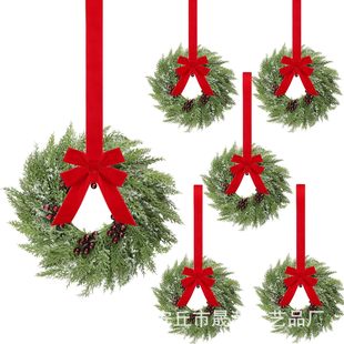 Amazon Christmas Wreath Decoration Candle Wreath Decoration Farmhouse Wreath Decoration Artificial Christmas Decoration