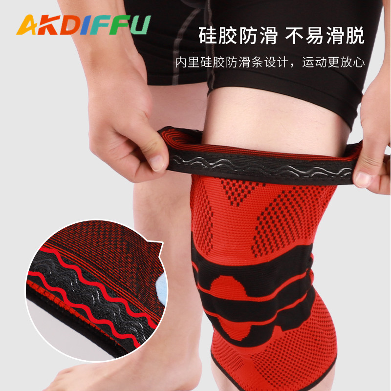 Cruz-frontera nueva silicona rótula primavera soporte rótula cubierta fitness deportes rótula baloncesto rótula Montañismo Deportes