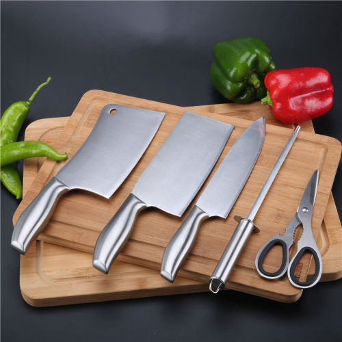 Yangjiang Set Knife Chef Knife Stainless Steel Slicing Knife Kitchen Tool Meat Cutting Vegetable Cutting Bone Cutting Fruit Knife Gift 