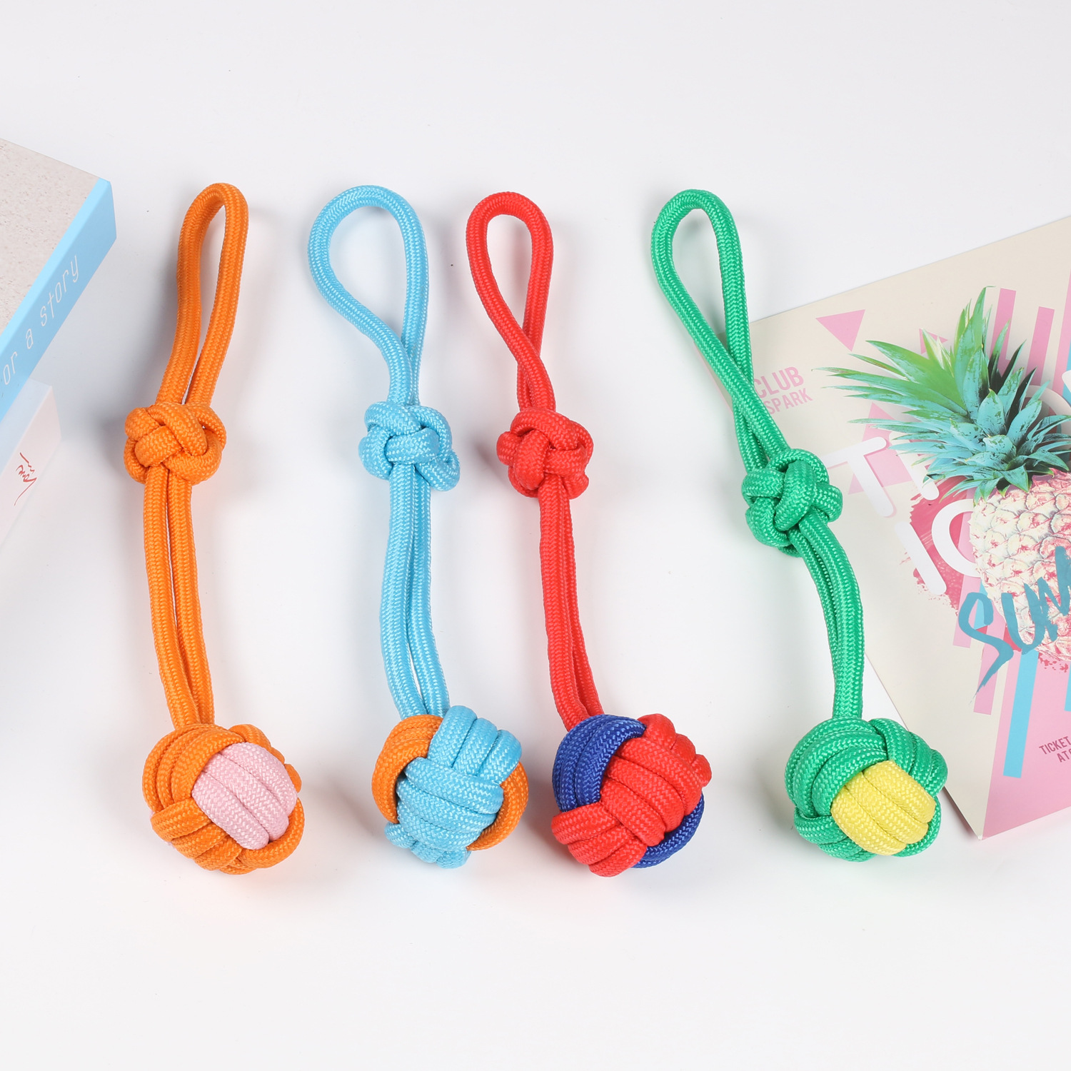 Juguetes para perros tejidos de polipropileno personalizados del fabricante