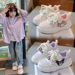 女の子の靴子供用スポーツシューズ 2025 春と秋の新しいソフトソールカジュアルシューズ男の子の滑り止めランニングシューズレザーミニマリスト