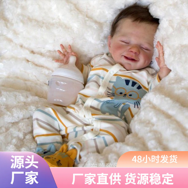 Fuente de suministro a simple vista cm muñeca de tendones verdes 46 vasos sanguíneos muñeca de bebé una ropa rosa pesada visible transfronteriza