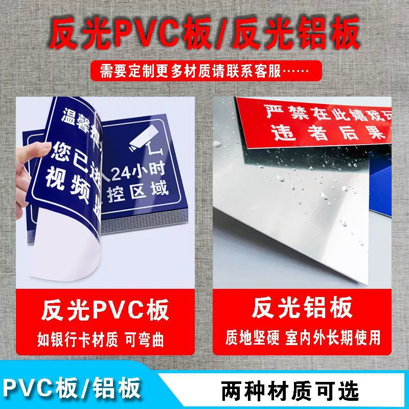 Retroreflective monitor PVC, signboard