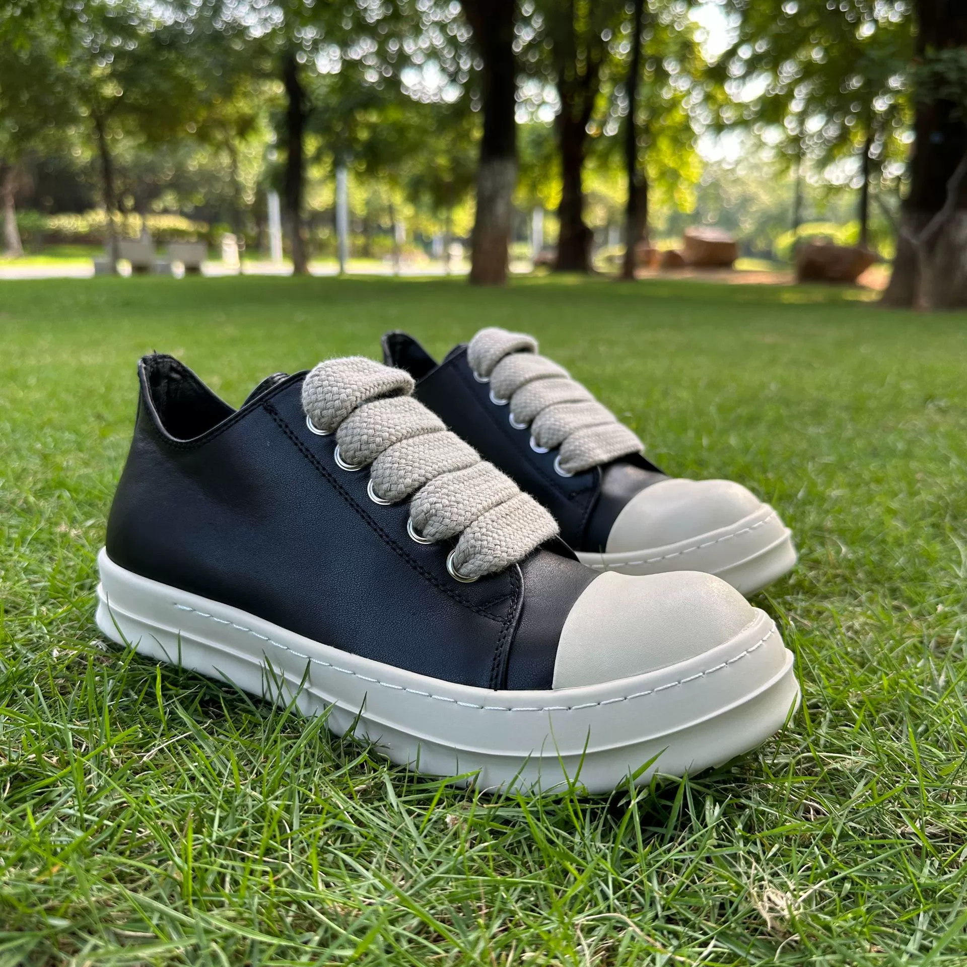 ro мужские кроссовки с низким вырезом, классические повседневные универсальные дышащие кроссовки из натуральной кожи на толстой подошве, оптовая продажа