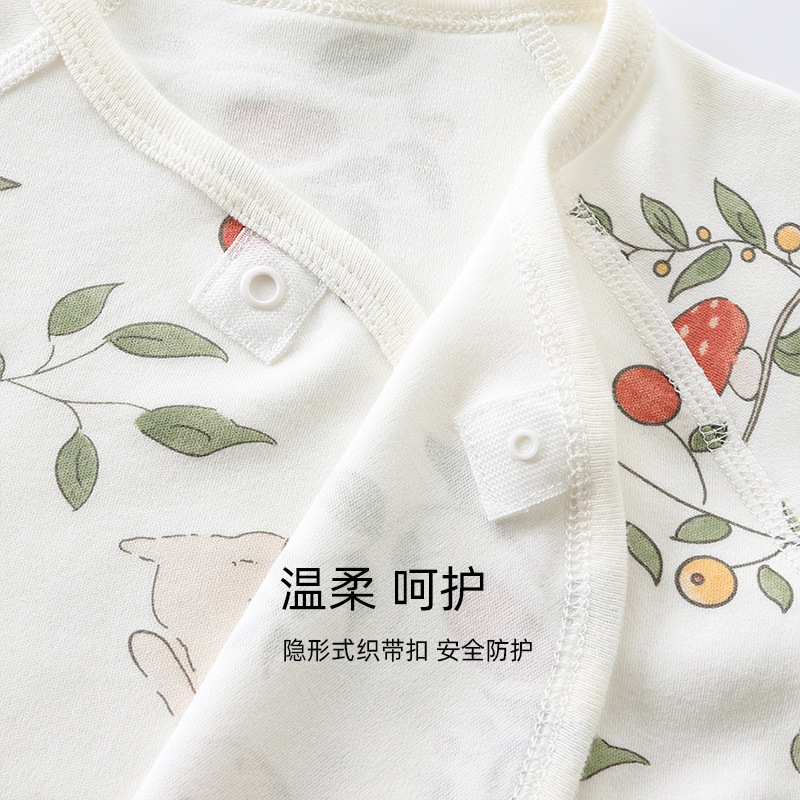 Baby Jumpsuit Four Seasons super soft Youke silk newborn clothes spring and autumn bottoming romper baby clothes