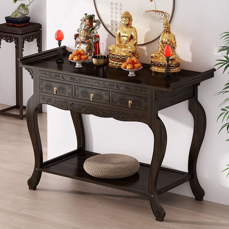 New Chinese-Style Home Altar for Offering Incense, Shrine Table, Buddha Table, Buddha Cabinet, Side Table, Entrance Table, Economical Cross-Border