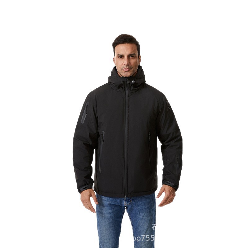 Invierno inteligente nuevo calentamiento calentamiento chaqueta de asalto eléctrica calentamiento chaqueta de asalto calentamiento eléctrico al aire libre para hombres y mujeres