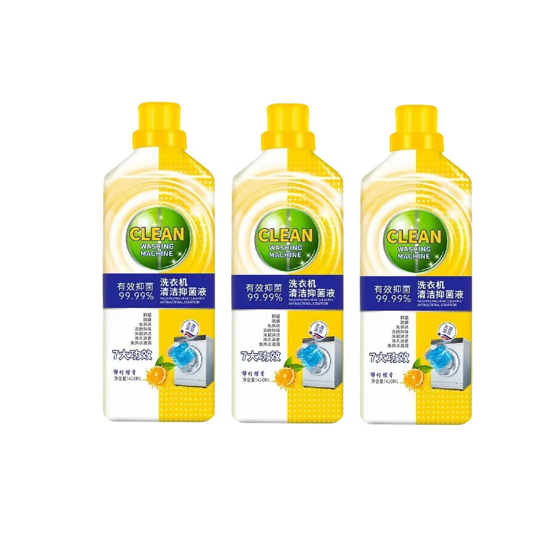 高品質洗濯機クリーナー、強力抗菌、汚れ除去、浸け置き不要の抗菌液体ドラム専用洗濯機タンク|undefined
