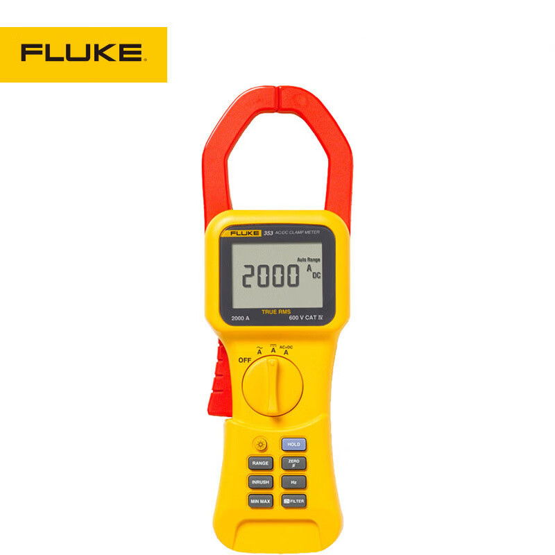 福禄克Fluke353交直流2000A大电流钳形表Fluke355 真有效值钳表