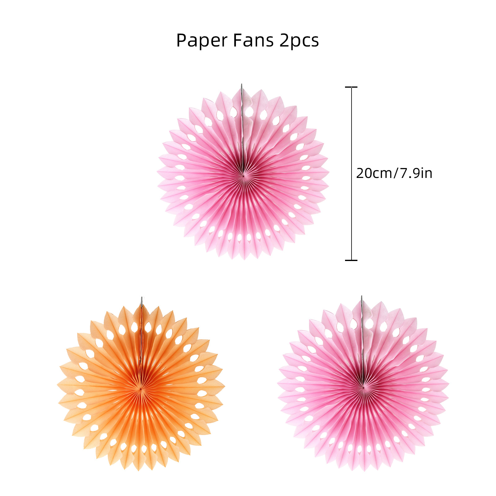 2 ventiladores de papel