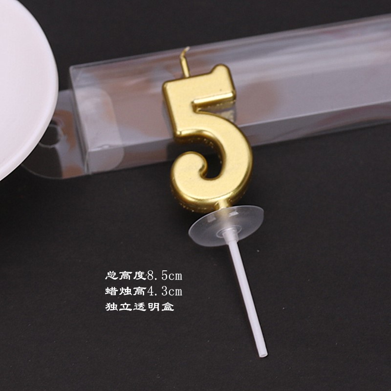 50 velas digitales de oro para el pastel de cumpleaños en caja independiente plata curva decoración de mesa de postres
