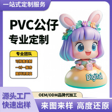 pvc滴胶盲盒公仔定制手办潮玩PVC注塑搪胶树脂玩偶摆件LOGO定制