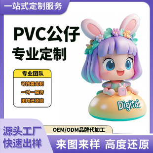PVC Glue Dropping Blind Box Doll Customized Hand-made Trendy PVC Injection Molded Resin Doll Ornaments LOGO Customized