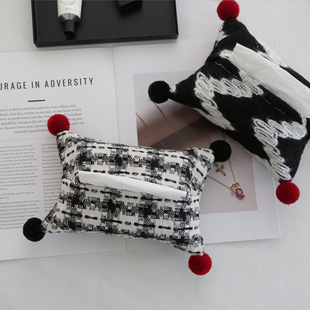 Xiaoxiangfeng Hair Ball Tissue Box, Scandinavian Tissue Bag, Tissue Bag, Tissue Bag, Factory Direct Sales Tissue Box