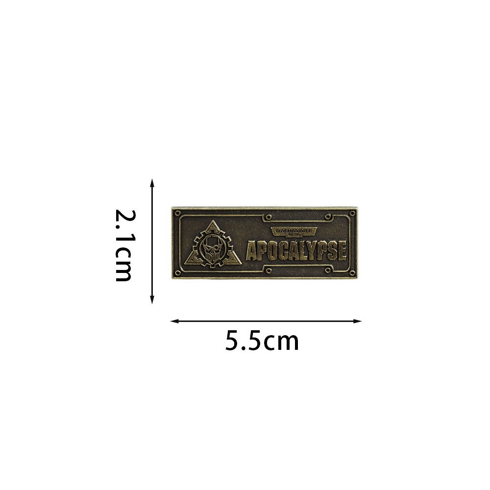 Aliexpress Cross-Border New Warhammer 40K Merchandise Brooch Game Gift Cartoon Metal Badge Clothing Accessories