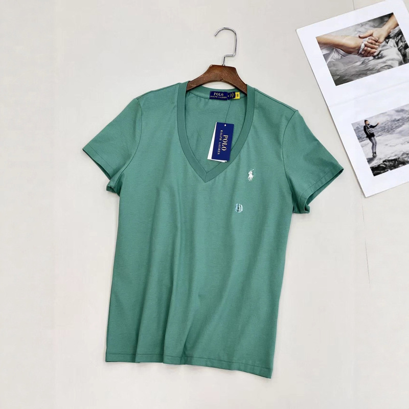 Zhao Silu Style 1:1 Replica with All Three Tags Intact, Ralph Lauren Rl V-Neck Short-Sleeve T-Shirt