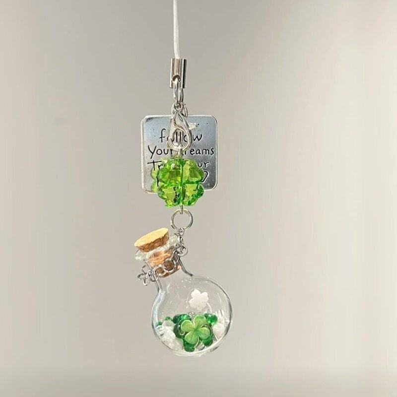 [Lucky You] Niche Simple and Versatile Handmade Beaded Mobile Phone Chain Small Fresh Bag Pendant Pendant