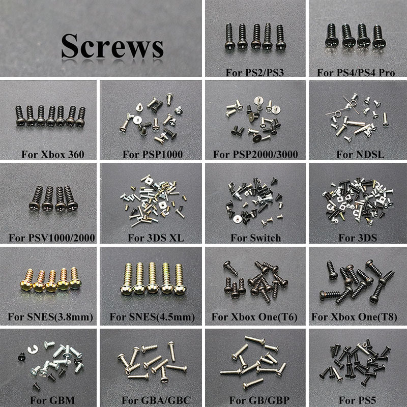 Suitable for Paradise/Sony game console complete set of screws PS NS…