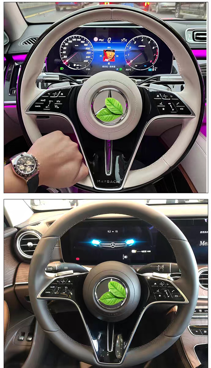 Suitable for Mercedes E-Class S-Class S400 S450 original factory walnut wood Mercedes steering wheel, modified to the new Maybach steering wheel