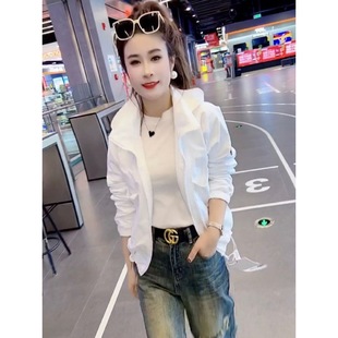 Sunscreen Coat Women's Spring New European Spring Summer Casual Short Jacket Thin Women's Top Summer
