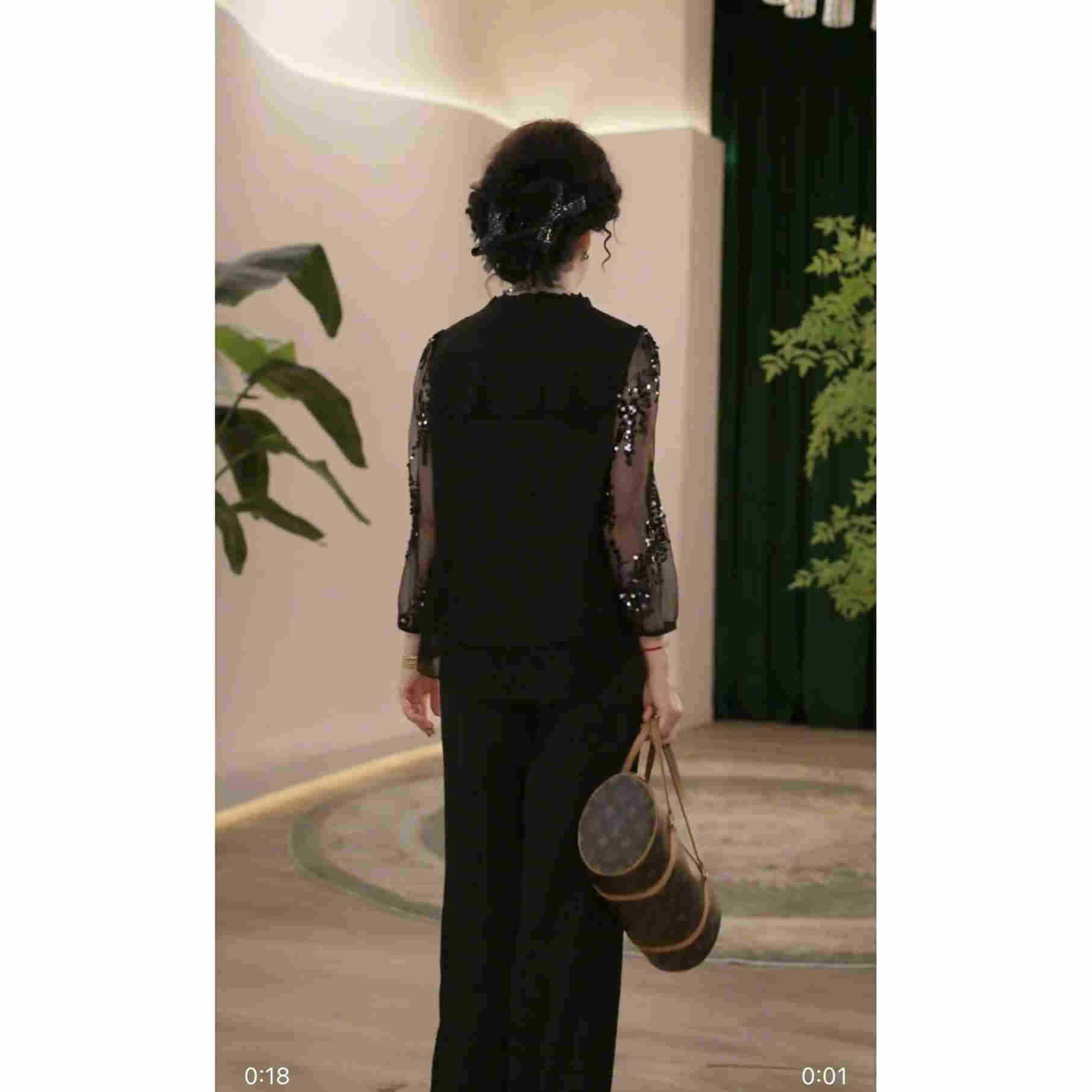 Summer fitted thin set for elderly, western style, for middle age