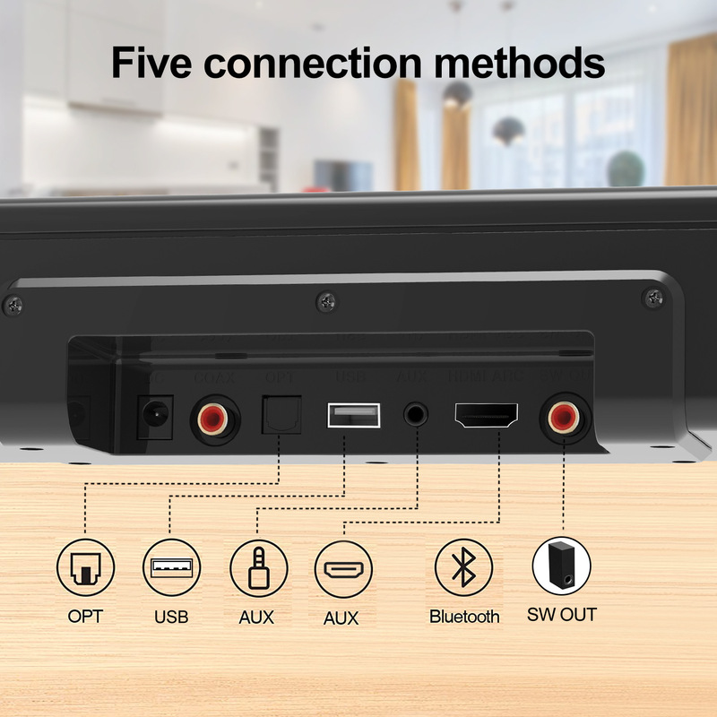 S22エコー壁サブウーファー80wパワーbluetoothスピーカー、ホームシアターk歌音響光ファイバusb|undefined