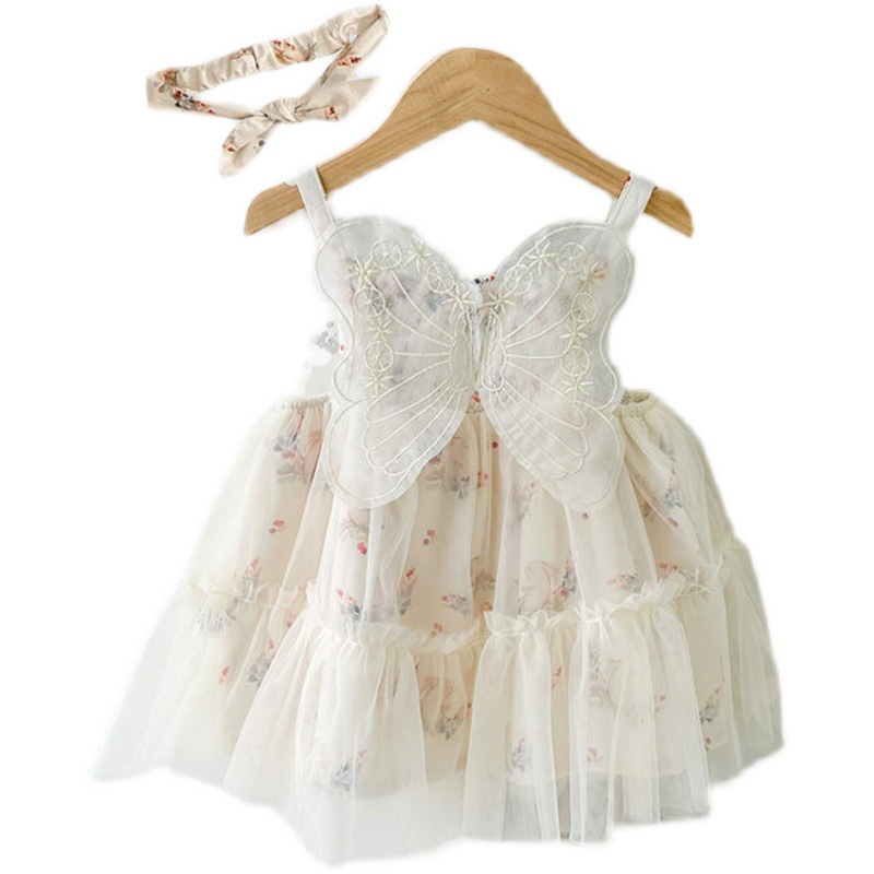 Bebé del mono Bebé Ropa de verano delgada princesa recién nacida un mes cien días bolsa pedo vestido