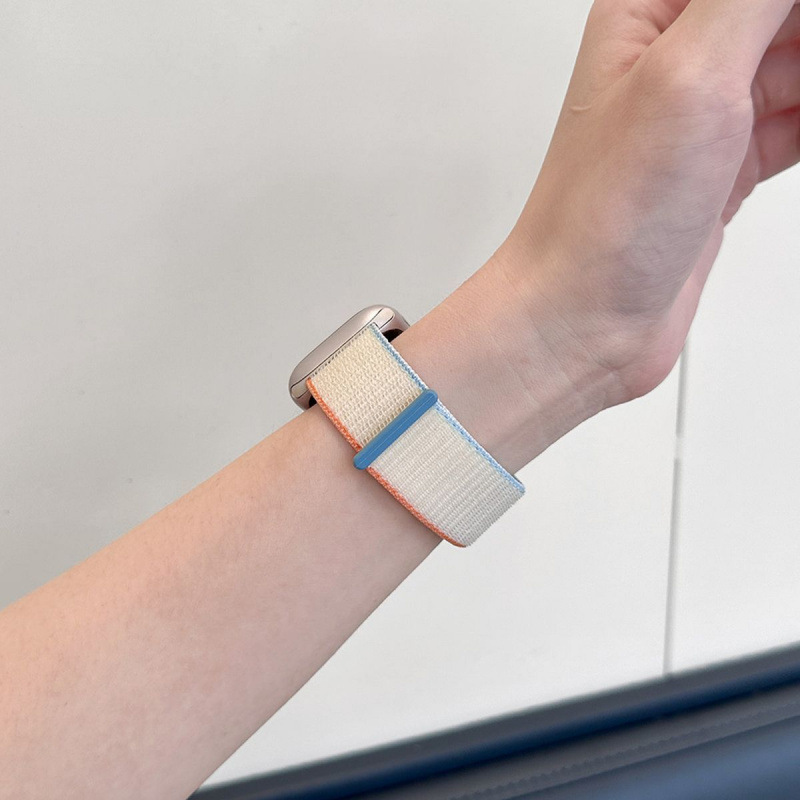 iwatch ナイロンループマジックストラップ S10 Apple S9 ウォッチ SE スポーツ 8/7/6/5 リストバンド男性と女性に適しています。|undefined