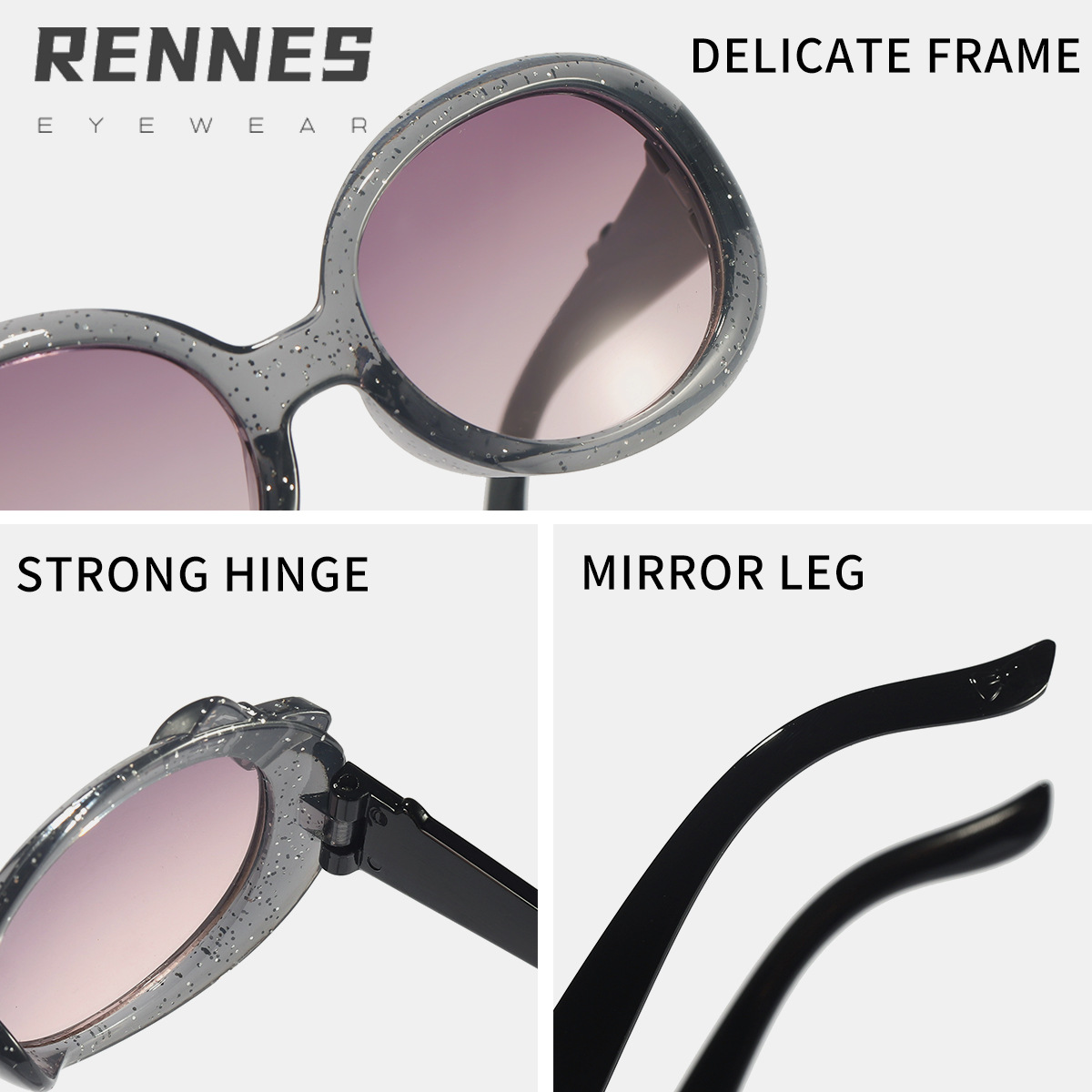 Nuevas gafas de sol para niños a prueba de rayos UV gafas de sol transparentes para niños de moda con arco lindo