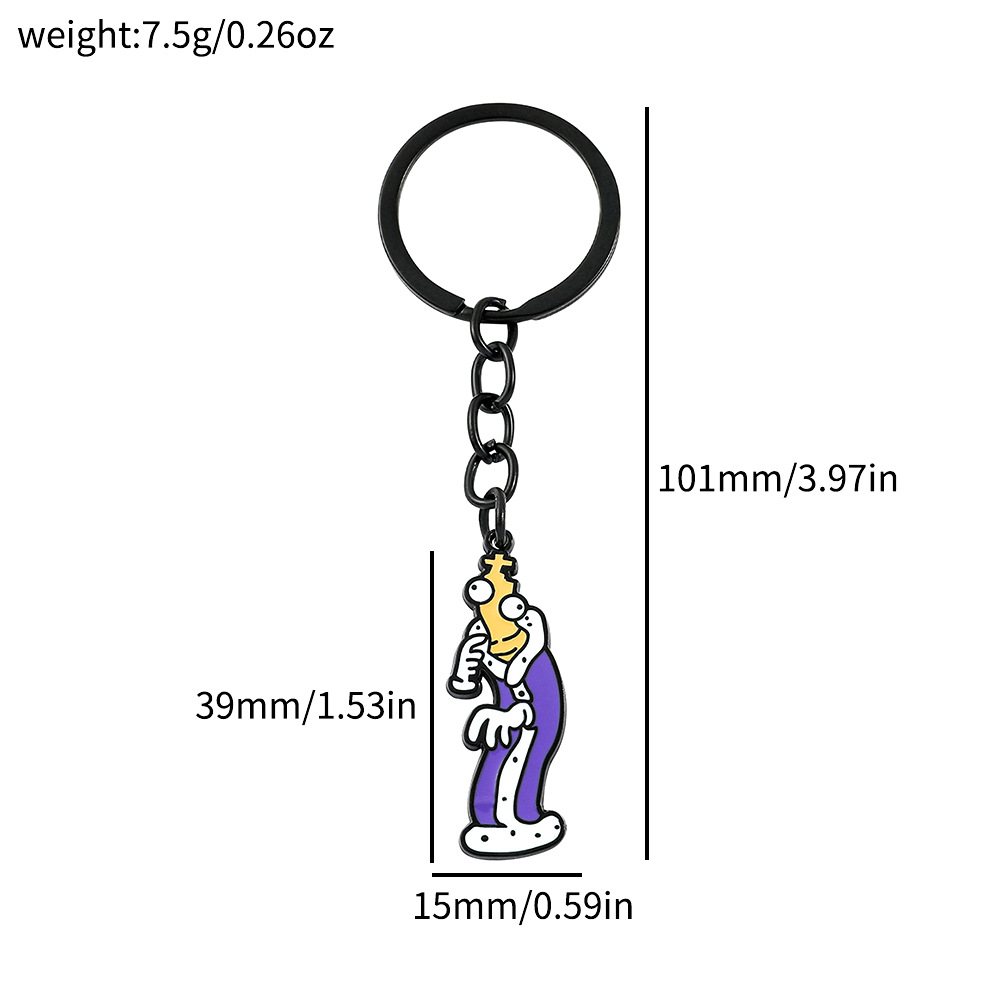 Transfronterizo Temu comedia europea y americana anime magia digital circo pomni collar llavero colgante joyería