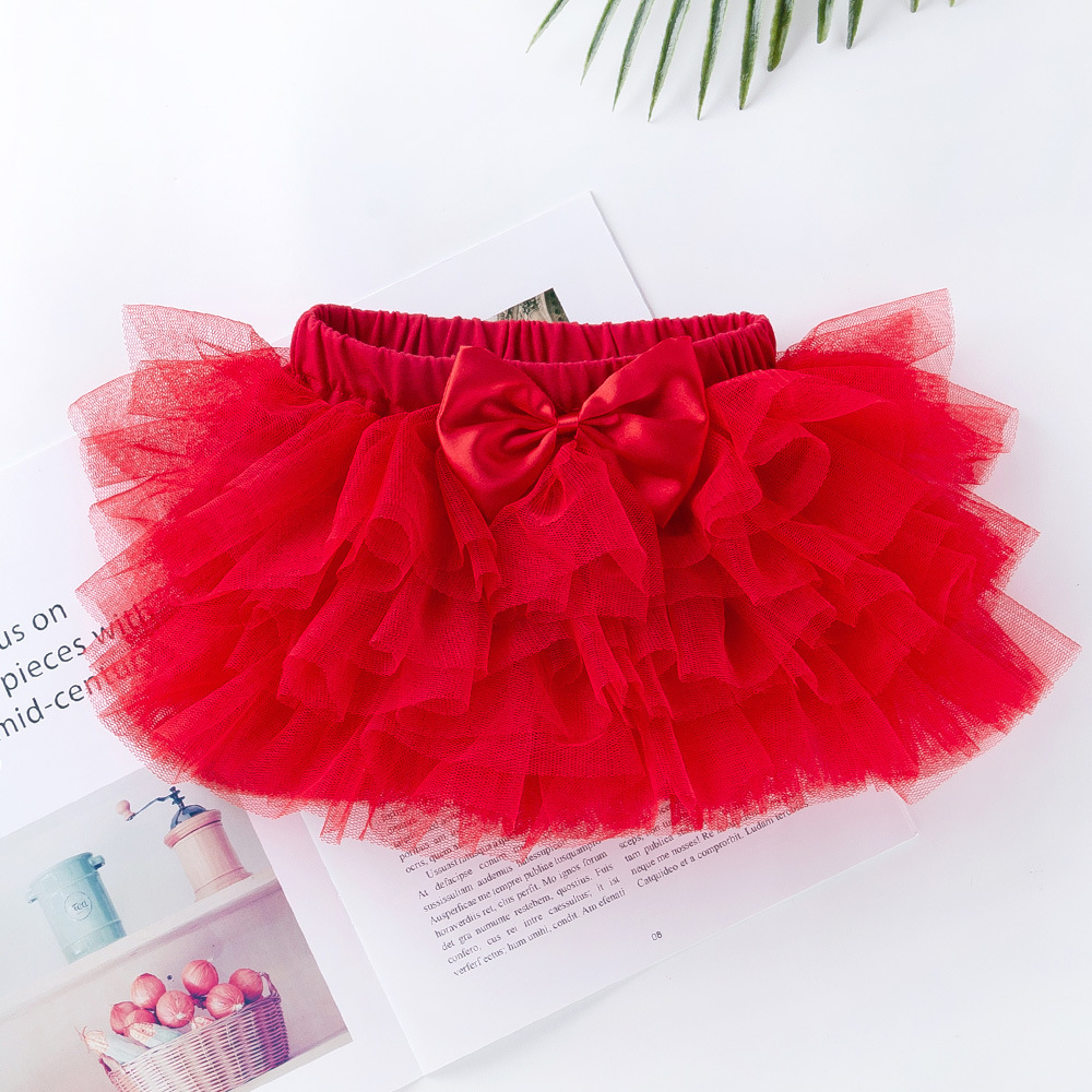 Benafique 2022 nuevo bebé verano vestido de color sólido vestido de seis capas 0 - 2 años vestido infantil vestido infantil