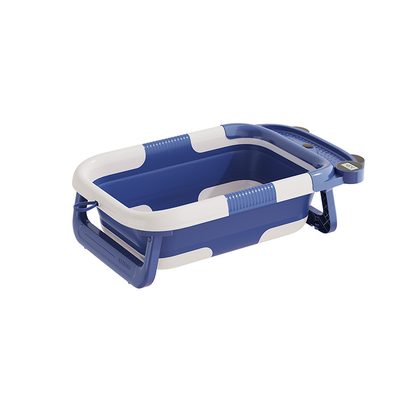Bañera plegable grande para bebés transfronteriza con sensor de temperatura para recién nacidos