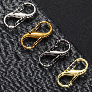 S-Shaped Adjustable Buckle Shoulder Strap Shortening 8-Shaped Bag Accessories Spring Buckle Diagonal Bag Chain Length Adjustment