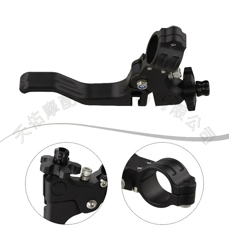 Wholesale universal modification accessories for off-road motorcycles, one-finger easy-release clutch handle, aluminum alloy clutch lever