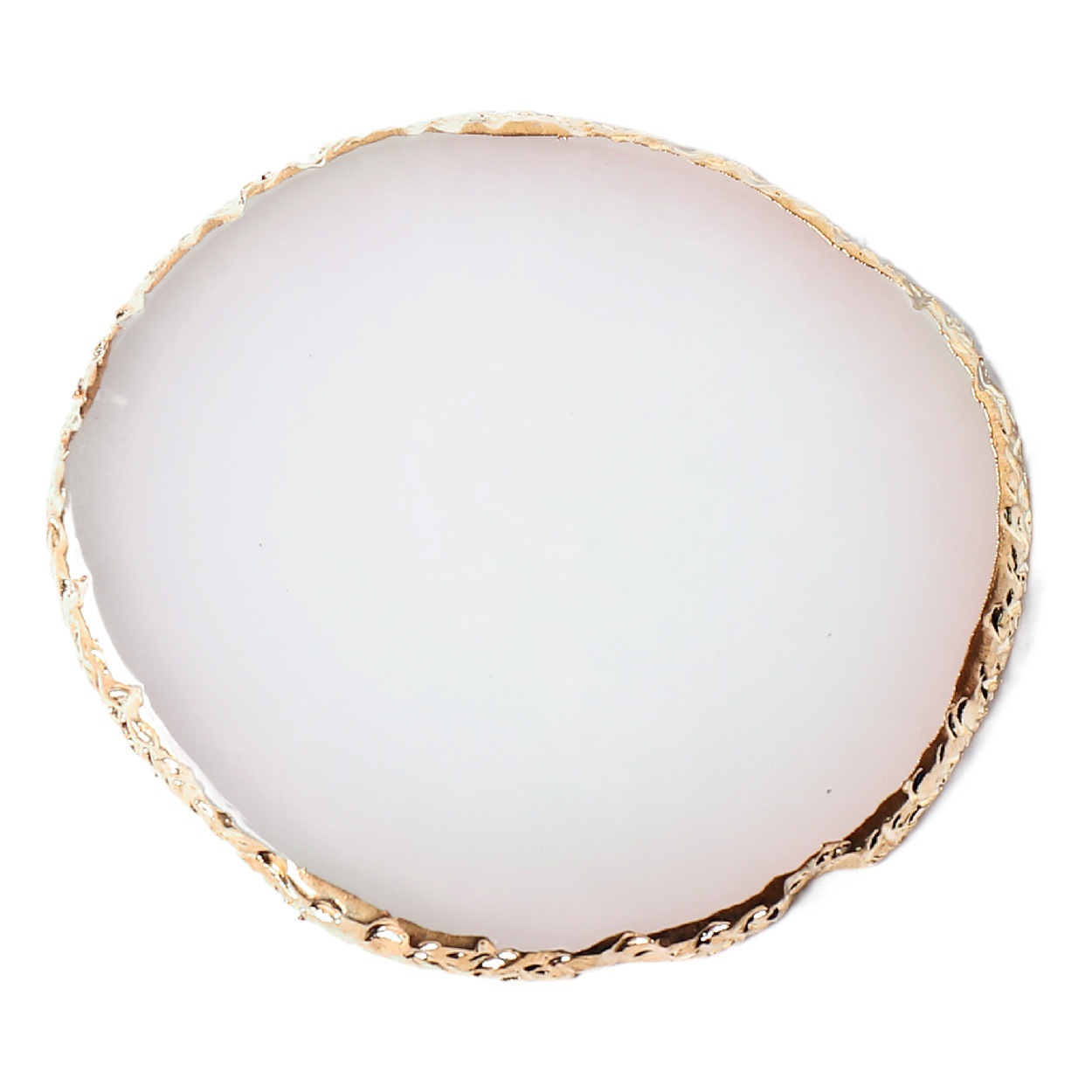 Japonés-estilo resina paleta mármol uñas herramientas luz pegamento color pintura vertiginosa pantalla borde chapado en oro 4-color especial