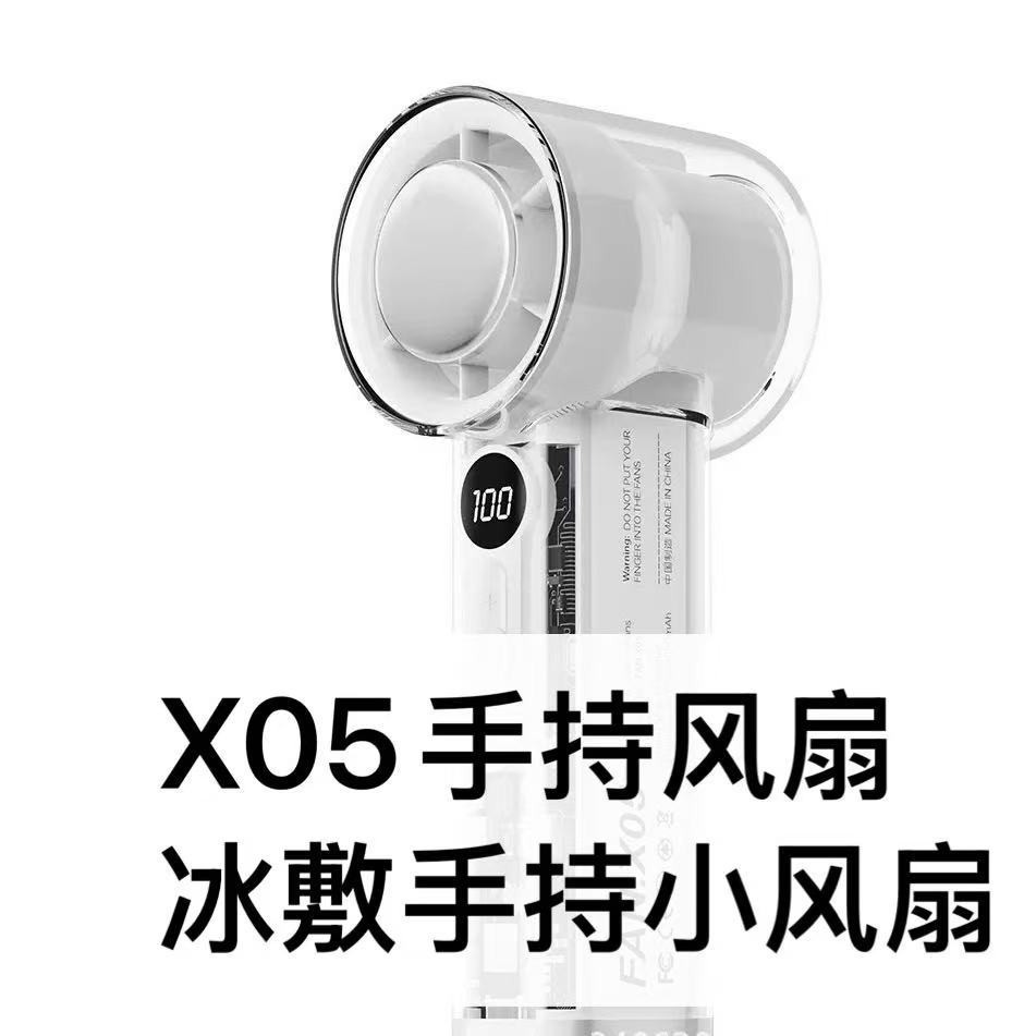 Hielo pequeño ventilador portátil USB transparente mecha refrigeración semiconductor pequeño ventilador portátil de alta velocidad