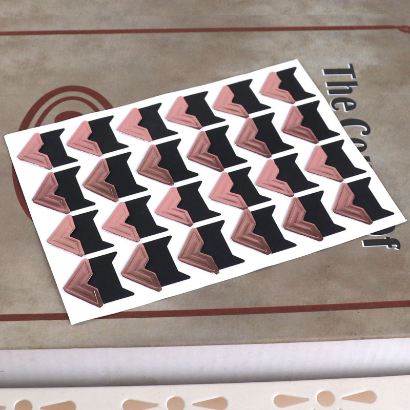 사진 종이 사진 스티커 코너 크래프트 종이 장식 사진 코너 스티커 폴로 복고풍 앨범 사진 앨범 코너 스티커