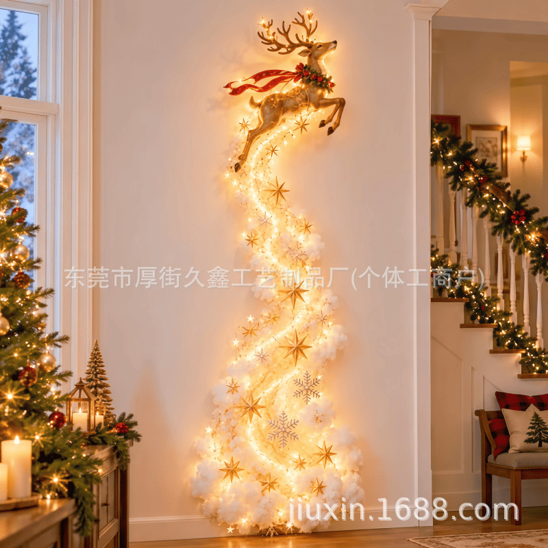 Decoración de Pared del Nacimiento Luminosa de Acrílico con Control Remoto para Hogar en Navidad