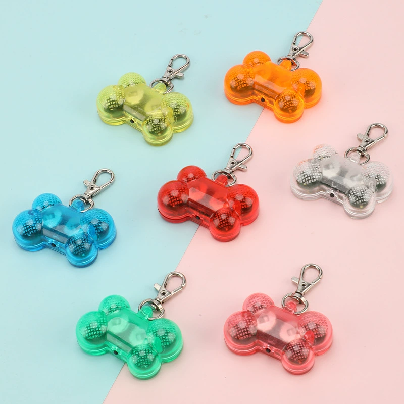 Взрывы специальная распродажа табличка с именем собаки светодиодный светящийся кулон анти-потерянная лампа светящаяся кошка удостоверение личности кулон с косточкой для домашних животных