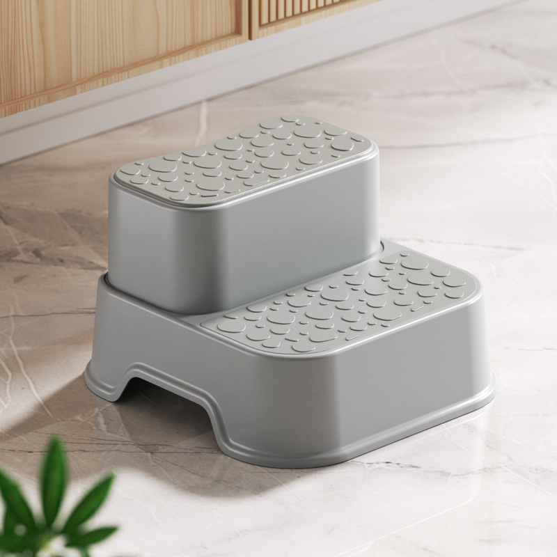 Nuevo taburete de doble capa separado para bebés lavando las manos escalones taburete inodoro taburete anti-deslizante taburete