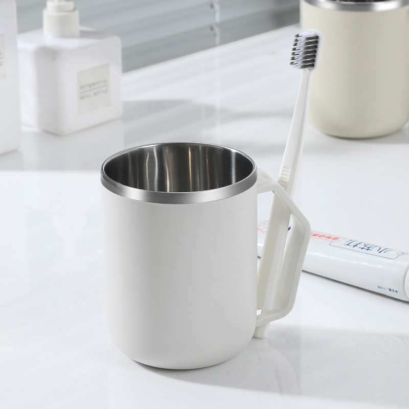 Taza de acero inoxidable 304 taza de cepillo de dientes taza de lavado dormitorio hogar estudiantes taza de cepillo de dientes para niños pareja taza de cepillo de dientes